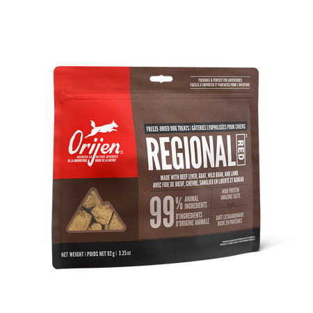 Orijen freeze dried regional red deals dog food